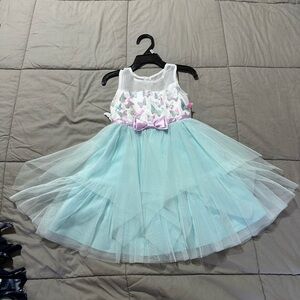 & Other Stories Kids Dress in White and Light Blue